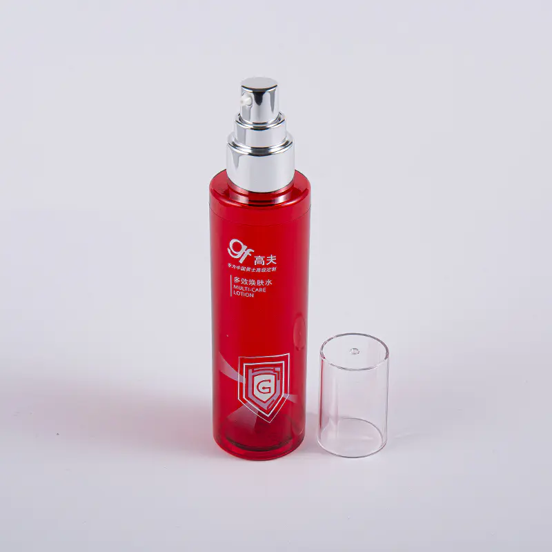 Recipiente portátil projetado frasco de toner de limpeza redondo de 120ml