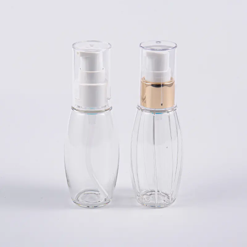 Viajar use garrafa em formato de bola PETG de 50ml com bomba
