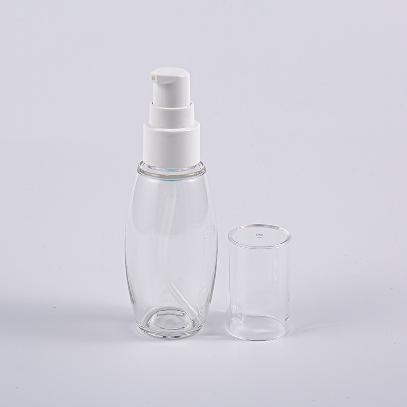 Viajar use garrafa em formato de bola PETG de 50ml com bomba Viajar use garrafa em formato de bola PETG de 50ml com bomba