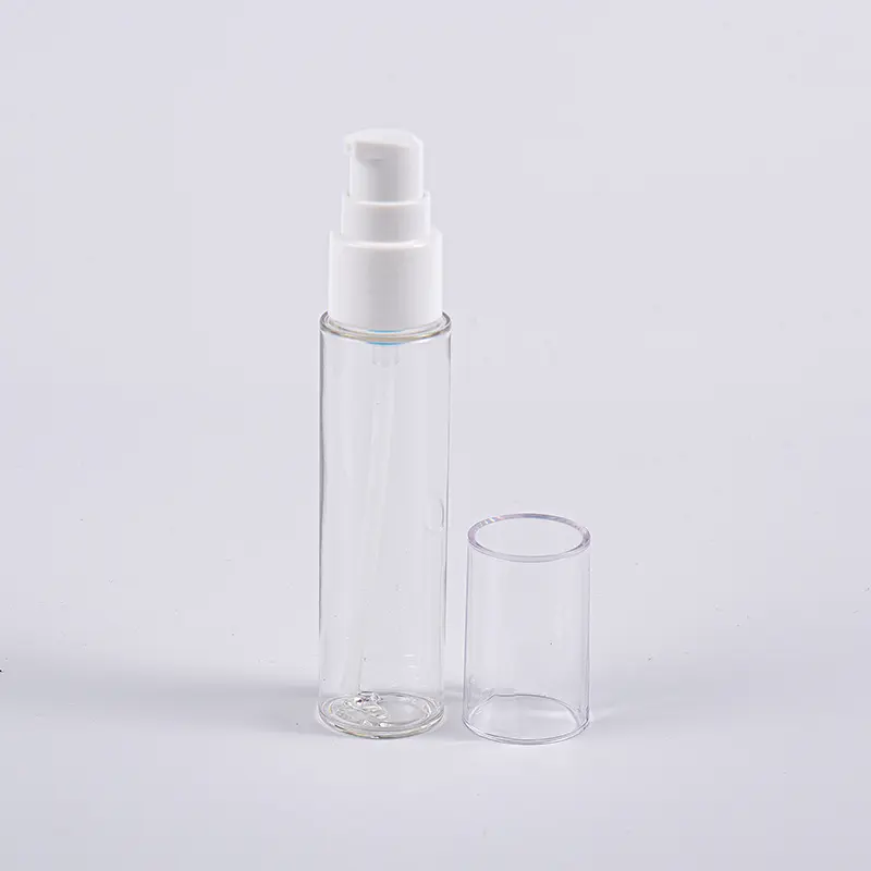 Garrafa magro de viagem da loção do uso 20ml 30ml 40ml PETG com bomba Garrafa magro de viagem da loção do uso 20ml 30ml 40ml PETG com bomba