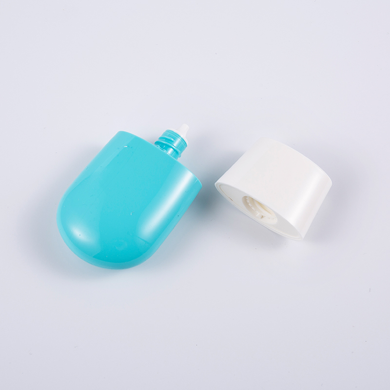 Garrafa de protetor solar PE azul premium Eco-Friendly Travel Essential 30ml e 50ml Garrafa de protetor solar PE azul premium Eco-Friendly Travel Essential 30ml e 50ml