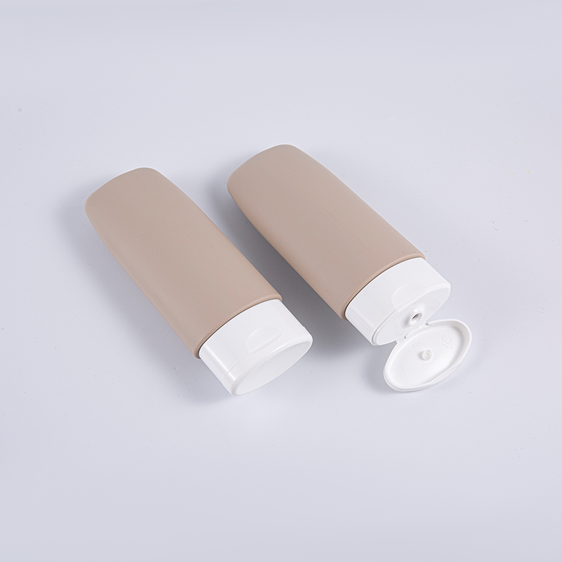 Frasco de protetor solar invertido PE 120ml à prova de vazamentos e adequado para viagens