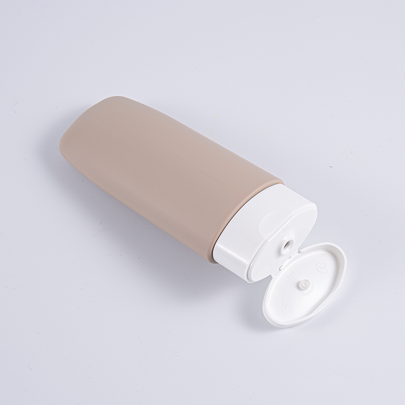 Frasco de protetor solar invertido PE 120ml à prova de vazamentos e adequado para viagens