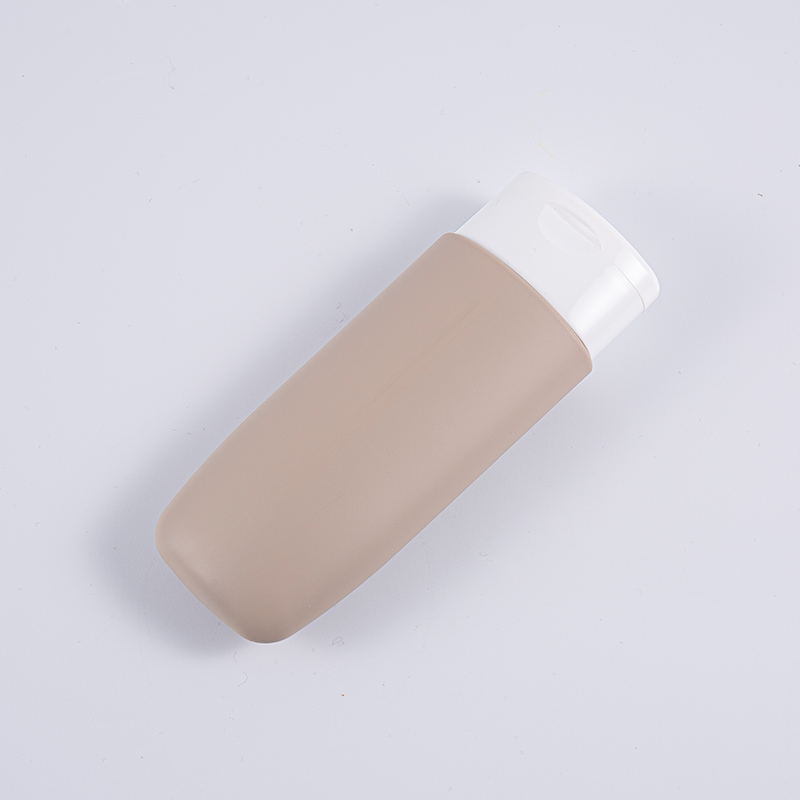 Frasco de protetor solar invertido PE 120ml à prova de vazamentos e adequado para viagens