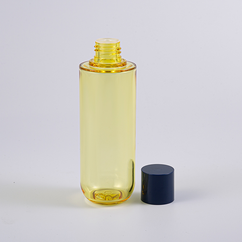 Frasco de loção redondo de 180ml de alta qualidade com tampa de rosca redonda e pequenas inserções Frasco de loção redondo de 180ml de alta qualidade com tampa de rosca redonda e pequenas inserções