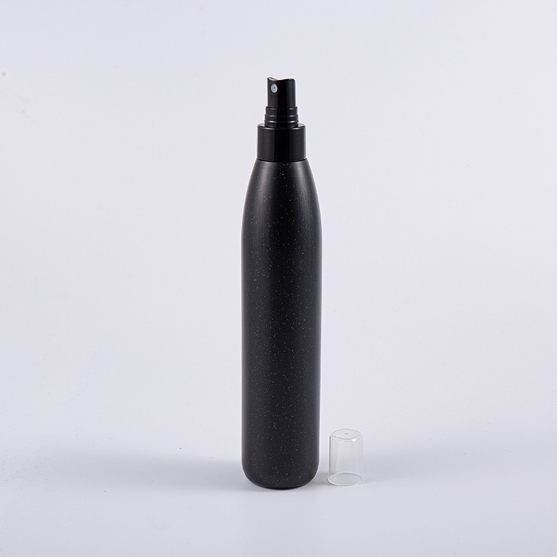 Frasco PE de 100ml e 250ml - Preto com dispensador de plástico com acabamento pérola Frasco PE de 100ml e 250ml - Preto com dispensador de plástico com acabamento pérola