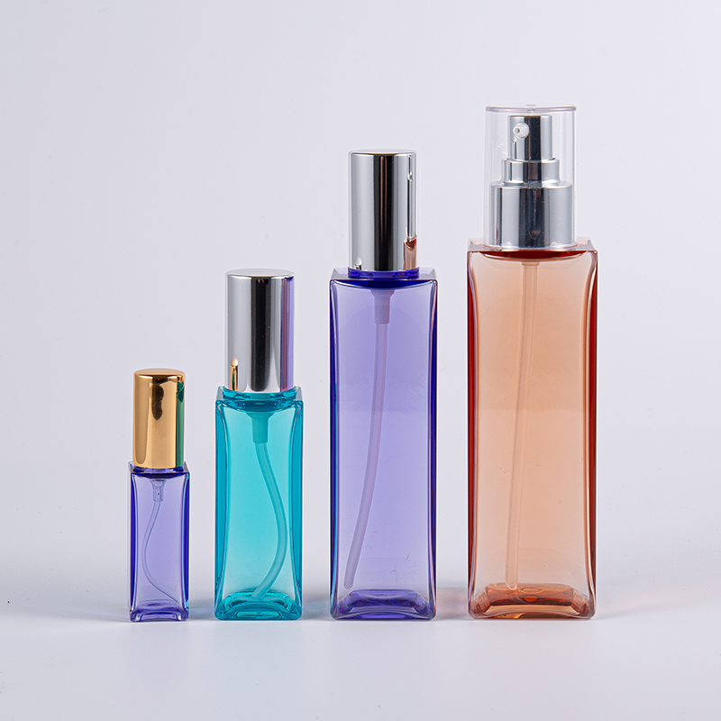Garrafa quadrada da loção dos hidratantes faciais 15ml 30ml 100ml 150ml PETG