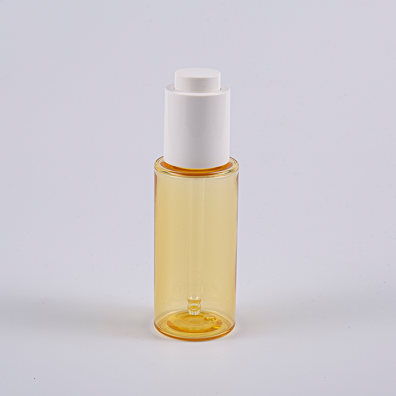 Garrafa de loção PETG fina para uso em viagem 10ml 20ml 30ml 50ml com bomba