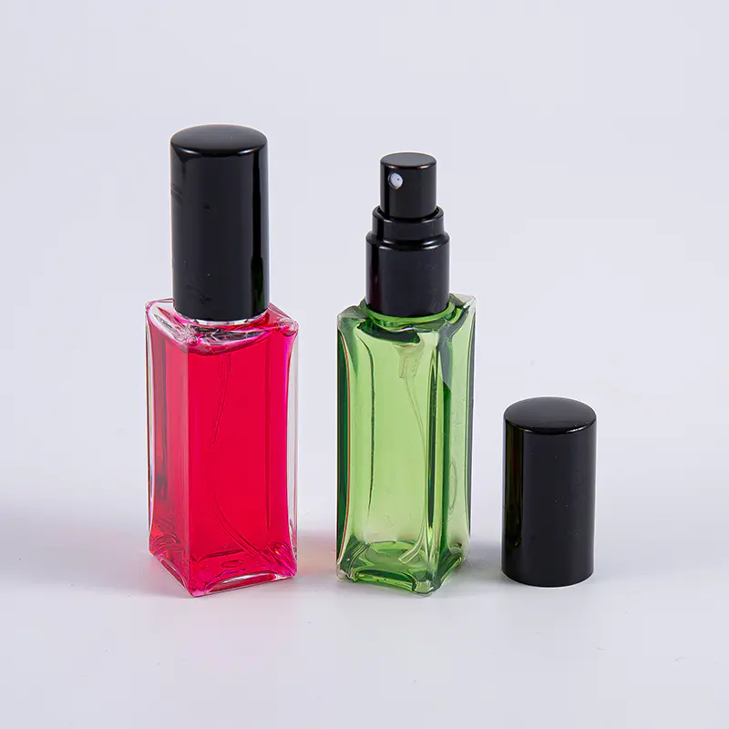 Garrafa de presente de amostra quadrada PETG testador 10ml