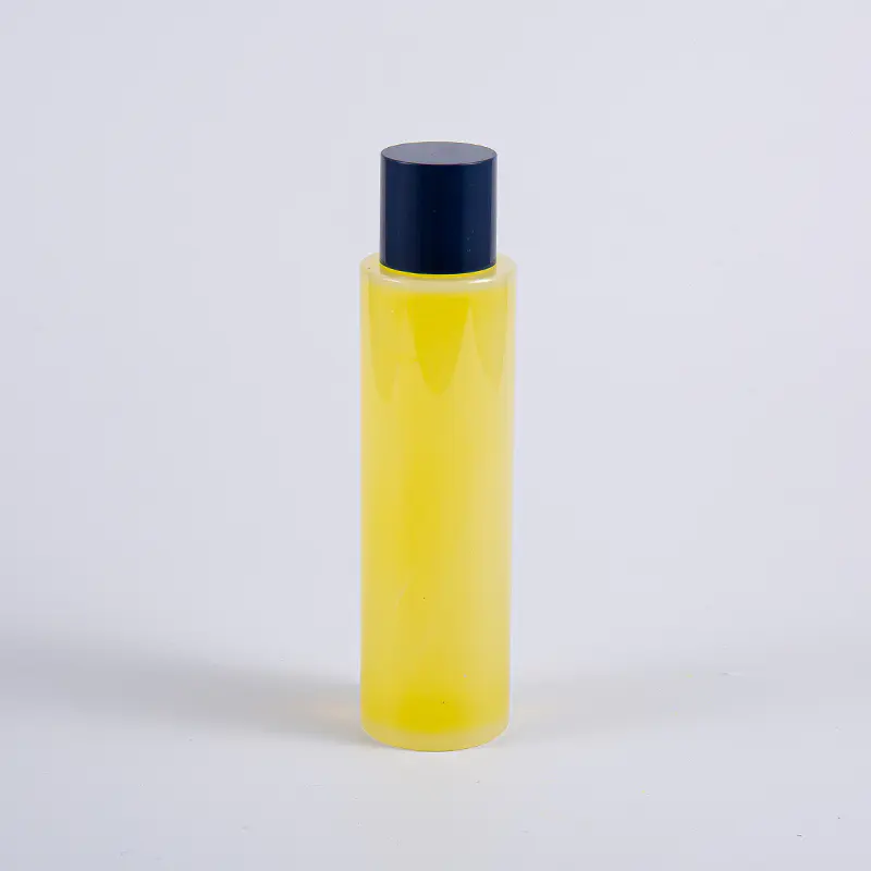 Garrafa redonda da loção de 50ml 100ml 120ml 130ml 170ml 200ml PETG com tampa de rosca redonda e inserções pequenas